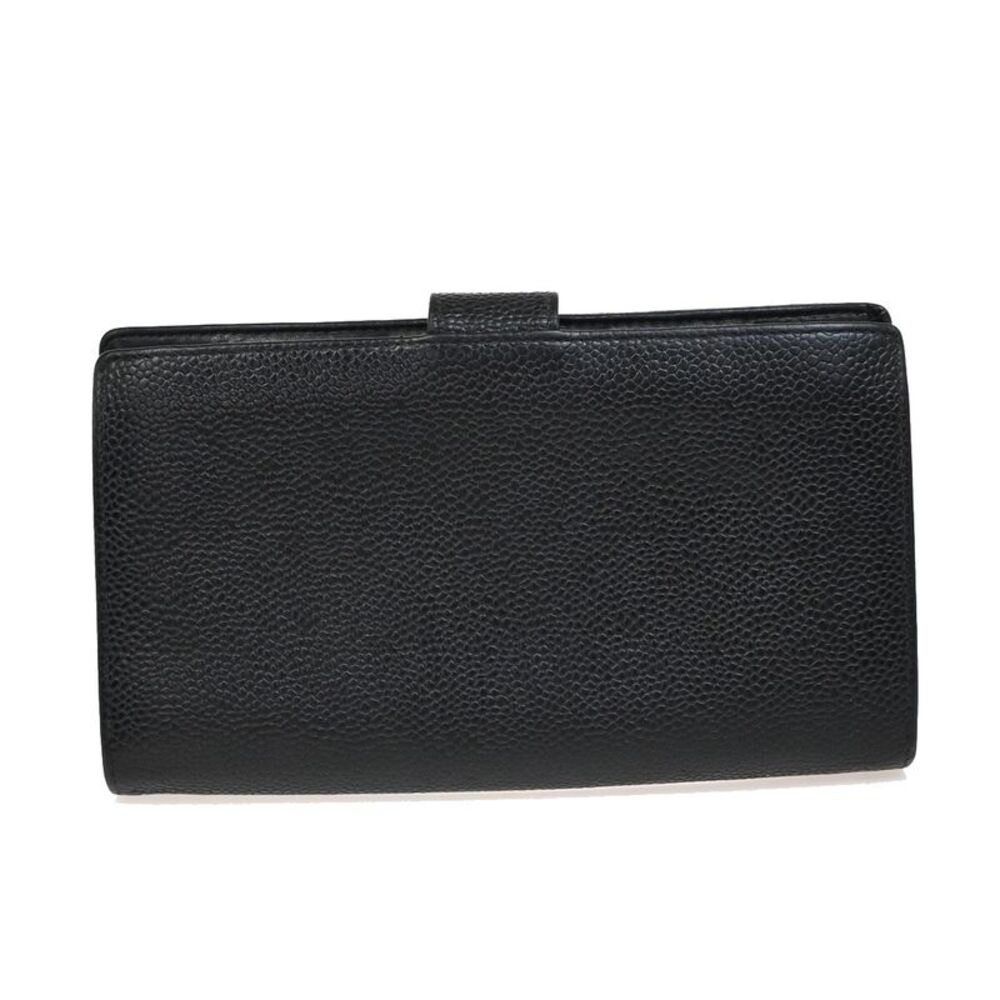 Chanel Coco Mark Black Leather Wallet  (Pre-Owned) - Picture 2 of 13